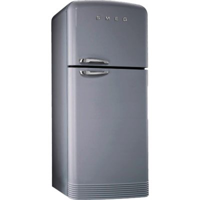 Smeg FAB50X 80.4cm 'Retro Style' Frost Free Fridge Freezer in Silver with Right Hand Hinge Smeg FAB50X 80.4cm 'Retro Style' Frost Free Fridge Freezer in Silver with Right Hand Hinge